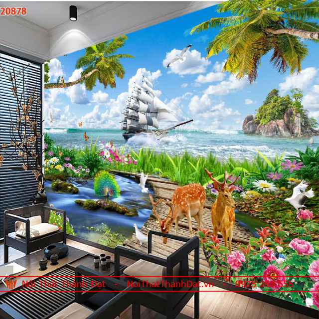 Tranh lụa 3D in nổi 300% mực UV Mỹ